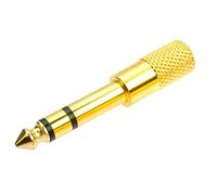 Agmoctz Audio Jack Adaptador Convertidor Jack Estereo para Guitarras Electricas 3.5Mm Auricular de Minifono o Macho 6.5Mm Hembra