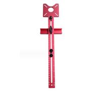Agmoctz Base de Soporte de Ranura de Fresado para Recortadora, Guía de Borde, Posicionamiento, Tabla de Cortar Circular, Herramienta, Fresadora, Plantilla Circular, Pulgadas y cm A