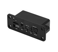 Agmoctz Bluetooth 5.0 MP3 Decodificador MóDulo de Placa 2 X 3W Altavoz MóDulo de Radio FM para AutomóVil 5V Soporte de GrabacióN de Llamadas FuncióN de Manos