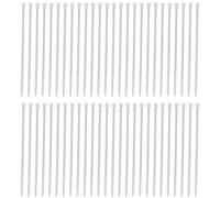 Agmoctz Bridas De Cable Calidad Industrial Abrazaderas De Cable: 100X2.5Mm Color: Blanco Cantidad: 50 Piezas