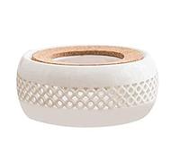 Agmoctz Calentador de Tetera de CeráMica, Calentador de Tetera con CojíN de Corcho, para Teteras de Vidrio y Tetera de CeráMica