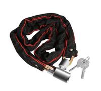 Agmoctz Candado para Bicicleta con Cadena Antirrobo Alargada y Engrosada para Vehículos Eléctricos Portátiles, Candado para Bicicleta de Montaña, Cadena para Bicicleta