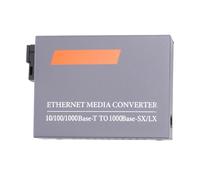 Agmoctz Convertidor de Medios de Fibra óPtica Gigabit -GS-03 1000Mbps Puerto SC de Fibra úNica Fuente de AlimentacióN Externa, Solo Terminal de Puerto B