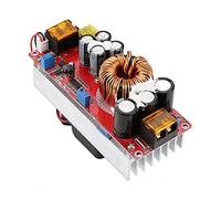 Agmoctz Convertidor de Voltaje CC de 1800 W, Convertidor de Impulso CV, Fuente de AlimentacióN de MóDulo Ajustable de Aumento, Regulador de 40A 10 V-60 V a 12 V-90 V