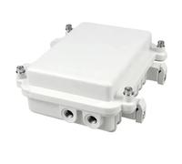 Agmoctz Estuche de Puente Inalámbrico Ap para Estación Base de Comunicación Exterior, Amplificador de Red de Alcance, Caja Impermeable Tipo A