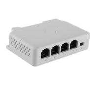 Agmoctz Extensor PoE de 1 una 3 Puertos Pasivo en Cascada IEEE802.3Af para Extensor de TransmisióN de Puerto IP para Conmutador PoE NVR IP (1 Pieza)