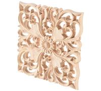 Agmoctz Fuente De La Etiqueta De Madera Estilo Europeo Accesorios De Talla De Madera Real De Apliques Y Al por Menor Tallado En Madera