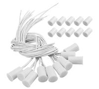 Agmoctz Interruptor magnético para puerta RC-33 NC, empotrado, con cable, sensor de seguridad, alarma (10 juegos)