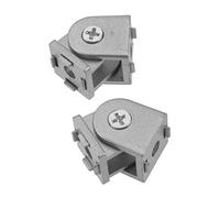Agmoctz Junta de Pivote de AleacióN de Aluminio de 2 Piezas para Perfil de ExtrusióN de Aluminio Serie 2020 Junta de Pivote Flexible Perfil de Aluminio 2020