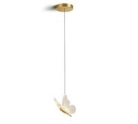 Agmoctz Luces Colgantes LED de Mariposa, LáMpara de Noche Dorada NóRdica, IluminacióN para Sala de Estar, Dormitorio, LáMpara de Noche A