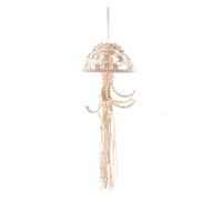 Agmoctz Macramé para Colgar en la Pared, AtrapasueñOs de Medusas con Luces de Estrellas, DecoracióN ArtíStica de Pared, DecoracióN de Puerta de HabitacióN de Apartamento