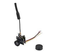 Agmoctz Mini Cámara FPV AIO 5.8G 25MW 40CH 800TVL Transmisor LST-S2+ Cámara FPV con Piezas OSD para RC Racing Drone
