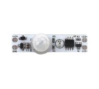 Agmoctz Módulo de Interruptor de Sensor de Movimiento PIR de 5-24 V CC y 12 V, Módulo de Interruptor de Controlador de Detector de Movimiento Humano