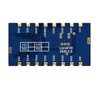 Agmoctz Módulo Inalámbrico Lora de 1 W de Alta Potencia para Transmisión de Datos A Larga Distancia, Módulo de Comunicación Lora 1278F30 de 433 MHz, 400-460 MHz