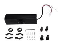 Agmoctz Motocicleta Altavoces EstéReo Reproductor de MúSica MP3 Reproductor Bluetooth con USB,AUX-IN,FM FM para 7/8-1.25 Pulgadas Manillar Motor Scooter Bicicleta ATV UTV