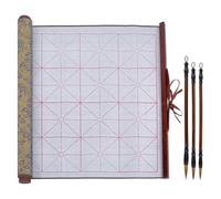 Agmoctz Paño Mágico Reutilizable para Escritura con Agua, Caligrafía China Sin Tinta, Juego de 3 Bolígrafos con Pincel para Escritura de Caligrafía Tradicional, Juego de 2