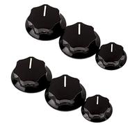 Agmoctz Perilla de Control de 6 Piezas Perillas de Control de Audio de Volumen para Piezas de Guitarra EléCtrica de Bajo de Jazz