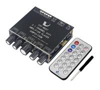 Agmoctz Placa Amplificadora de Potencia Bluetooth 5.3 con Subwoofer de 2 X 60 W + 150 W, Tarjeta de Sonido USB, Ecualizador de Audio de 2.1 Canales, Módulo Amplificador Clase D B