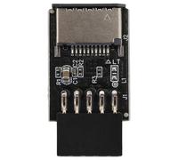 Agmoctz Placa Base USB2.0 9Pin una Type-C A-Key Convertidor de Conector Frontal USB3.2 Adaptador de Encabezado de Interfaz Type-E