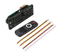 Agmoctz Placa Decodificadora Bluetooth 5.0 MP3 WMA WAV, Amplificador DC12V, USB, TF, FM, Reproductor de Música para Coche, Control de Volumen de Altavoces.