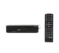 Agmoctz Receptor de TV Digital Terrestre JN812T2 265 TDT DVB-T2 con Sintonizador EPG para Televisores HD/Antiguos con Enchufe Europeo
