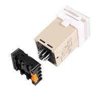 Agmoctz Relé de tiempo programable AC 220 V 5 A para herramienta de retraso de tiempo doble DH48S-S