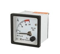 Agmoctz SQ48 Medidor de Corriente AnalóGico en Panel AmperíMetro 0-15A Indicador + Negro