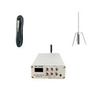 Agmoctz Transmisor de Modulación de Frecuencia FM de 2000 Metros, Modulador de Señal Am, Transmisor Inalámbrico Bluetooth Am FM, Enchufe Europeo. EU Plug