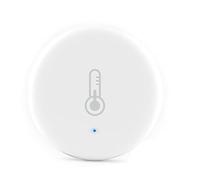 Agmoctz Tuya Smart ZigBee 3.0 Sensor Inteligente de Temperatura y Humedad Seguridad una BateríA con la AplicacióN Tuya Smart Life (C)