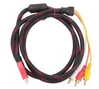 Agmoctz US 5 Pies A 3 Video Audio AV Convertidor Convertidor de Cable para HDTV