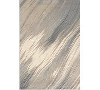 Agnella Diverse Haze Alfombra - Alfombra de Suelo 100% Lana de Nueva Zelanda - Tejido con tecnología Wilton - Alfombra de salón Moderna Vintage Retro - 160 x 240 x 1,20 cm - Crema