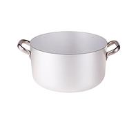 Agnelli ALMA10426 Cacerola Alta con 2 Asas de Acero, Aluminio Profesional de 3 mm, diámetro 26 cm
