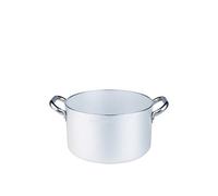 Agnelli ALMA10432 Cacerola Alta con 2 Asas de Acero, Aluminio Profesional de 3 mm, diámetro 32 cm