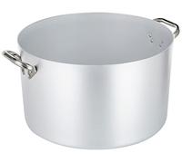 Agnelli ALMA10455 Cacerola Alta con 2 Asas de Acero, Aluminio Profesional de 3 mm, diámetro 55 cm
