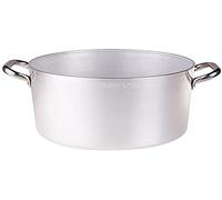 Agnelli ALMA104B22 Cacerola Alta con 2 Asas de Acero, Aluminio Profesional de 3 mm, 22 cm