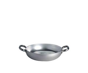 Agnelli ALMA11036 Cacerola con 2 Asas Acero Inoxidable, Aluminio Profesional 3 mm, 36 cm