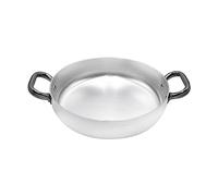 Agnelli ALMA11040 Bandeja con 2 Asas de Acero Inoxidable, Aluminio Profesional 3 mm, 40 cm