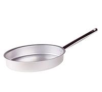 Agnelli ALMA12134 Sartén Recta Ovalada con Mango de Acero Inoxidable, Aluminio Profesional 3 mm, 34 cm