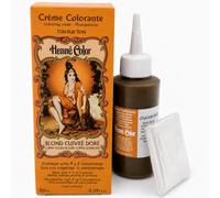 Agni Henna para Cabello en Crema 90 ml - Tinte Natural Vegetal sin Amoniaco - Coloración Capilar con Brillo y Volumen - Henna Natural para Teñir y Cuidar el Pelo - Rubio cobrizo dorado