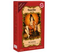 Agni Henna para Cabello en Polvo 100 g - Tinte Natural Vegetal sin Amoniaco - Coloración Capilar con Brillo y Volumen - Henna Natural para Teñir y Cuidar el Pelo (Caoba, Polvo)