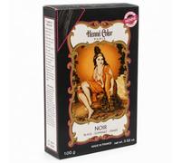 Agni Henna para Cabello en Polvo 100 g - Tinte Natural Vegetal sin Amoniaco - Coloración Capilar con Brillo y Volumen - Henna Natural para Teñir y Cuidar el Pelo (Negro, Polvo)