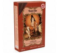 Agni Henna para Cabello en Polvo 100 g - Tinte Natural Vegetal sin Amoniaco - Coloración Capilar con Brillo y Volumen - Henna Natural para Teñir y Cuidar el Pelo (Castaño, Polvo)