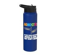 Agnóstico librepensador Orgulloso Ateo No creyentes Ateísmo Stainless Steel Insulated Water Bottle