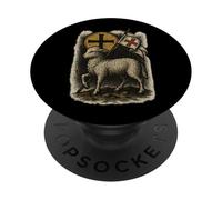 Agnus dei Cordero de Dios - Jesucristo PopSockets PopGrip Adhesivo