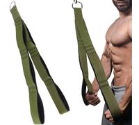 AGOISET Cuerda Triceps Entrenador, Cuerda de Tríceps Se Utiliza para jalones Laterales y para Aumentar la Fuerza de la Parte Superior del Cuerpo, jalar Accesorios Gimnasio con Bolsa de Almacenamiento