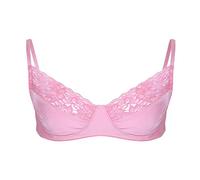 Agoky Sujetador Hombre Encaje Lencería Adulto Ropa Interior Sissy Atractivo Chico Ropa de Dormir Bikini Tops Erótica Sensual para Noche Negro/Rosa Rosa X-Large