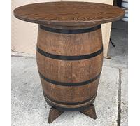 Agorà Barril Mesa barriles con pedestal debajo para bares pubs tabernas de vinos, etc.