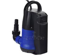 Agora-Tec AT - Bomba sumergible (250 W, para aguas limpias, con interruptor de flotador integrado, máximo 0,6 bares y 6000 l/h)