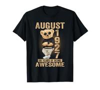 Agosto 1927 99 cumpleaños 2026 Mujer 99 años Oso de Peluche Camiseta