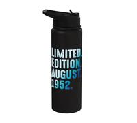 Agosto 1952 Cumpleaños Año 1952 Edición Limitada Stainless Steel Insulated Water Bottle